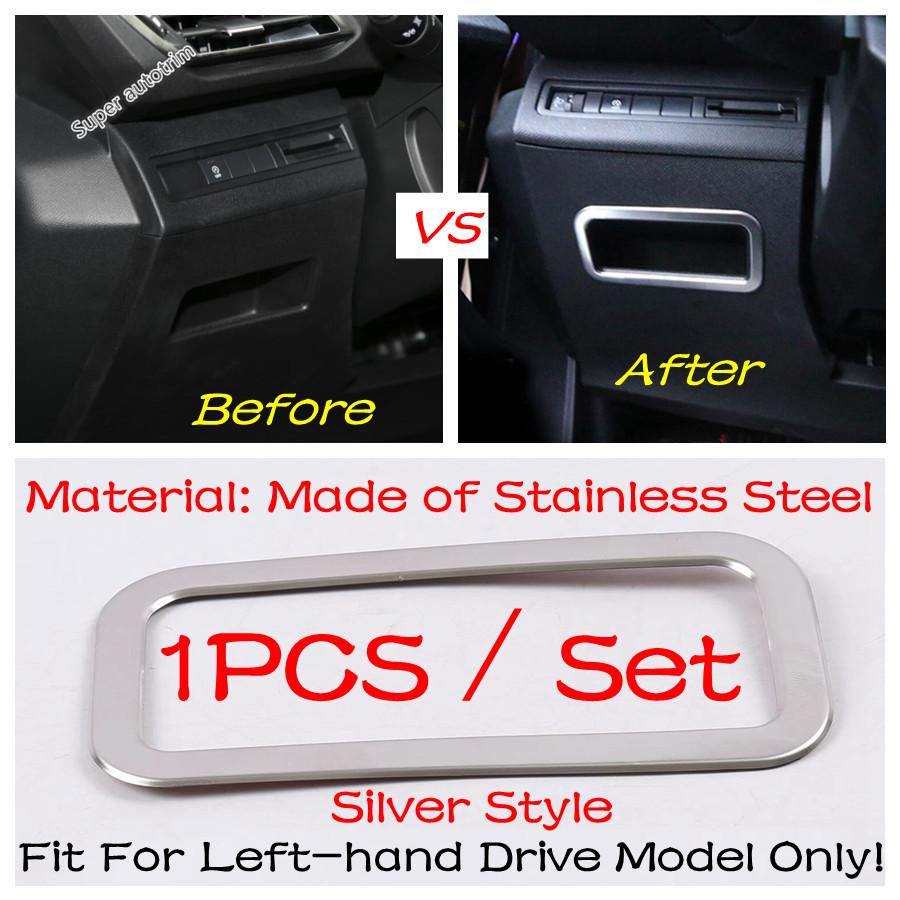Seat Adjust Panel / Head Lamp Light / Glove Box Sequin / Window Lift Cover Trim Accessories For Peugeot 3008 5008 GT 2017 -