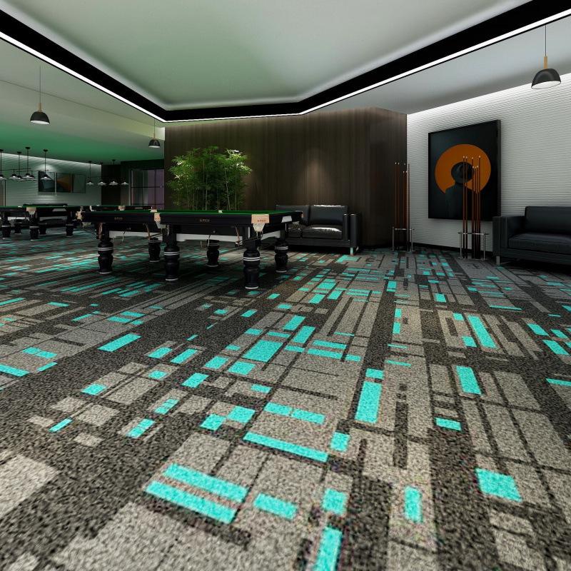 Billiard & Table Tennis Room Carpet - Full Coverage, Wear-Resistant, Flame Retardant, Soundproof