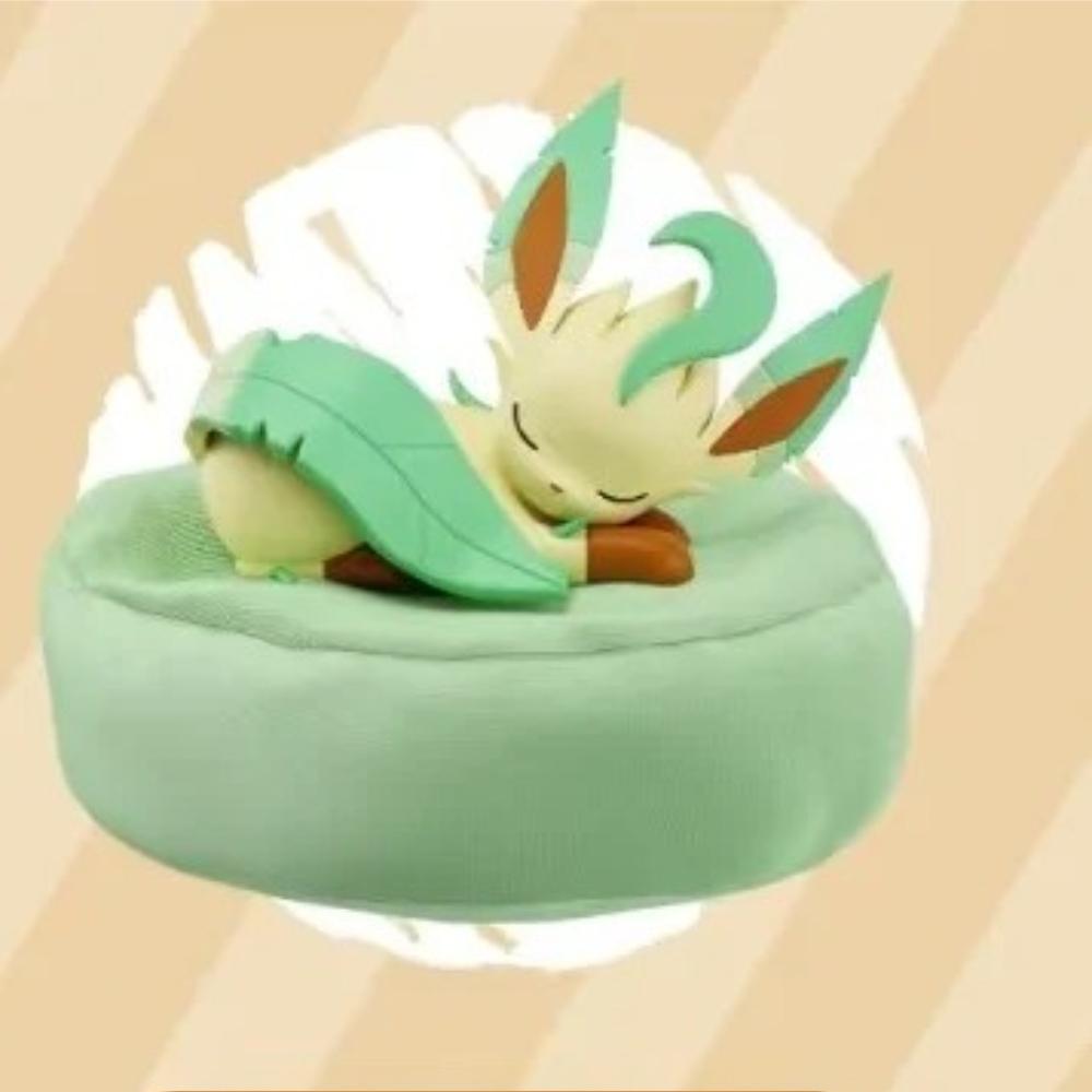 Po Ke Mon Eevee Sleeping Position Series Blind Box Sylveon Umbreon Flareon Jolteon Anime Desktop Decoration Model Toy