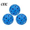 Elastic Pickleball 3Pcs 40-Holes High Bounce Visibility PE Indoor Outdoor Kit Tournament Training Practice Ball Accessories Balls
