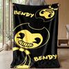 Soft Flannel Blanket Lightweight Cozy Bedroom Living Room CoverBendy and the Ink Machine
