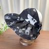 Summer Sun Protection Hat Women's UV Protection Big Brim Sun Hat Breathable Bucket Hat Face Cover Empty Top Hat