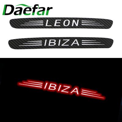 Car Black Carbon Fiber High Brake Light Stickers Decoration Sticker Fit for 09-14 Seat Leon 2 3 FR Ibiza 6j 6p Cupra