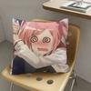 1pc Aria H. Kanzaki Anime Characters Pillow Case Fashion Square Pillowcase Bedroom Sofa Room Ins Decoration Leisure
