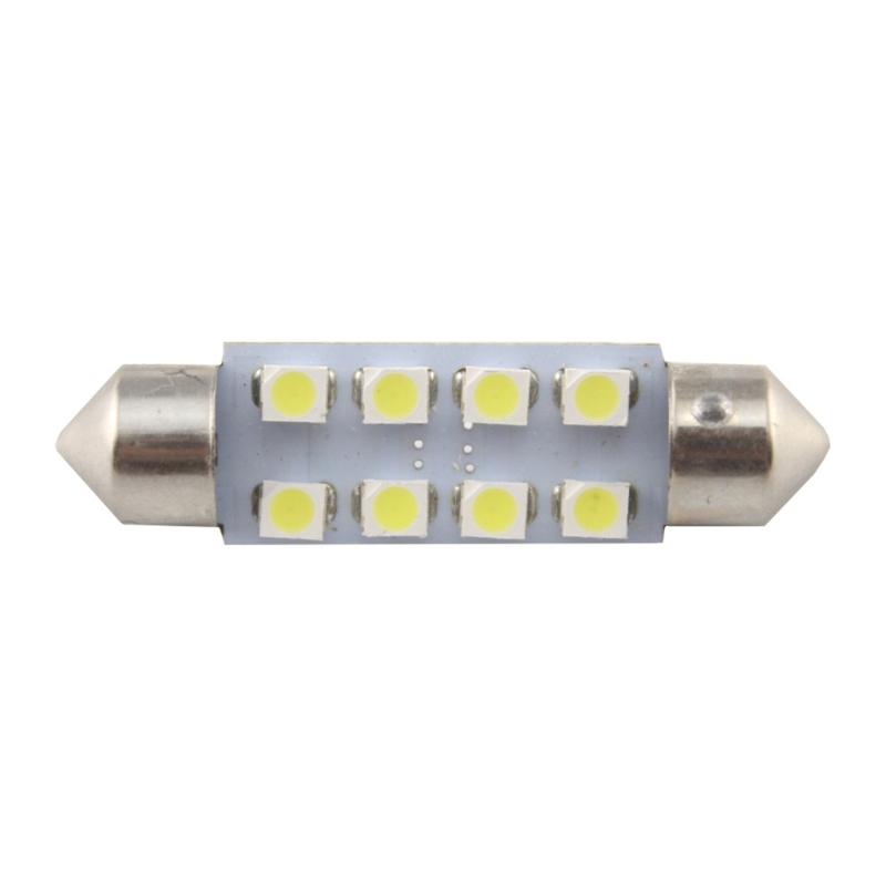 Festoon LED Tail Bulbs 31/36/39/41mm Double Pointed 12V 8SMD 1210 Car Interior Dome Reading Trunk License Plate Lights