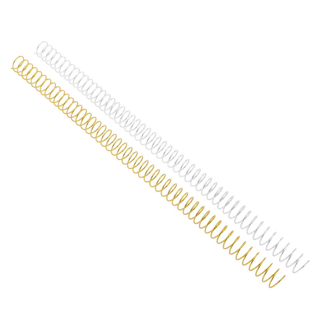 100 Stücke Spiralbindung Spulen Eisen Dia 14,3mm 9/16in 48 Zähne 4:1 Verhältnis 115 Blatt Kapazität für Papier