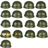 Military Figure MOC Building Block Accessories Vest Equipment Soviet American Soldier Helmet Hat Kit Mini Brick Toy Gift K48