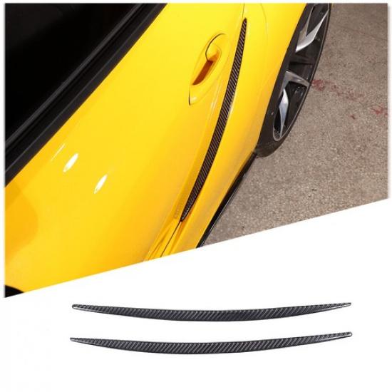 Carbon Fiber Car Side Door Air Vent Cover Trim For Toyota GR Supra A90 -