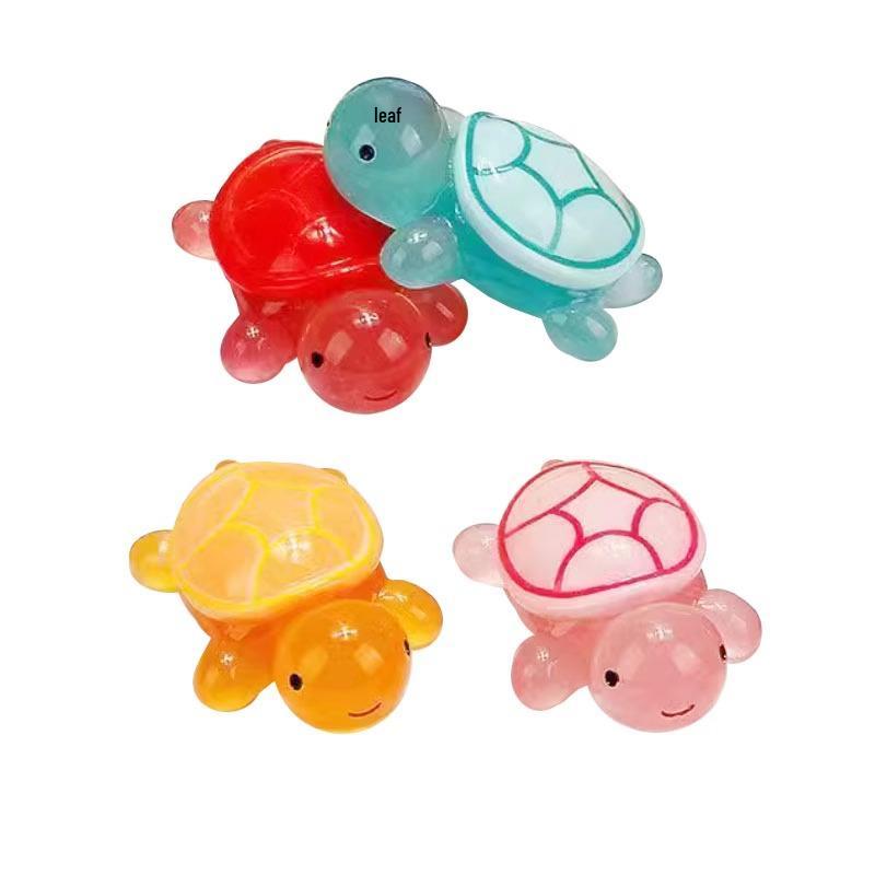 Super Mini Luminous Turtle Ornament Pair - DIY Accessories Blind Bag
