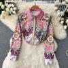 Spring And Summer Contrast Color Lapel Long-Sleeved White Shirt High-Waist Pleated Over-The-Knee Skirt Two-Piece Suit