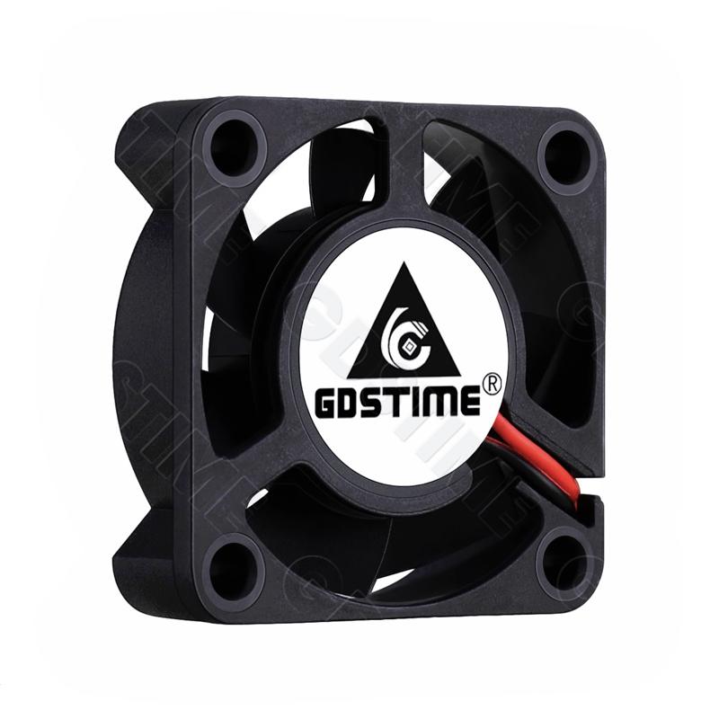 Gdstime 4010 Fan 24V 12V 5V 40mm*10mm Mini PC Case Cooling Fan 4CM Dual Ball Sleeve Cooler Fan for 3D Printer Parts Cooling Fuel Injectors 6