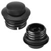 Black Motorcycle Reservoir Fuel Tank Gas Cap for Touring