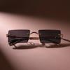 Fashion Metal Frame Sunglasses Women Men Minimalist Square Designer Sun Glasses Colorful Travel Oculos De Sol