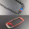 Carbon Fiber Car Headlight Switch Frame Decorative Sticker For BMW 5 Series E60 X5 E70 X6 E71 2008-13 Auto Interior
