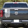 Distressed Vertical Striped Flag Decal Weatherproof Vinyl Sticker for Car Window Laptop Water Bottle Bike Helmet Luggage