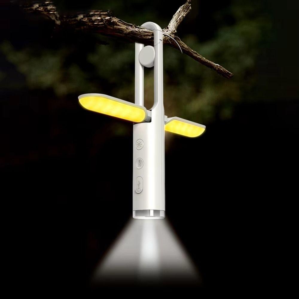 Rechargeable LED Camping Lantern Waterproof Portable Worklight Rechargeable Flashlight  Hiking