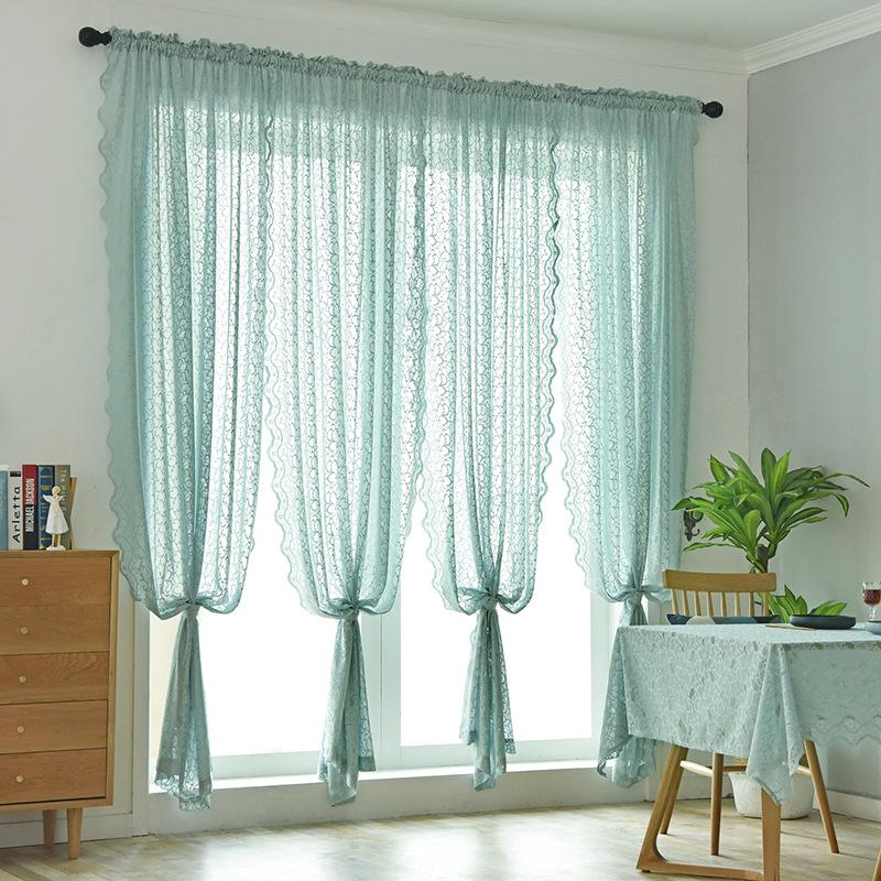 Lace Curtain Finished Screen Curtain, Coffee Shop Hotel Finished Window Screen