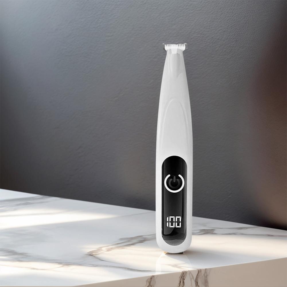 Dog Paw Trimmer with LED Light Dog Grooming Clippers Cordless Dog Clippers for Dogs Cats Trimming Around Paws Ears Face Rump