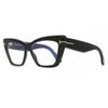 Tom Ford Women Eyeglasses Blue Light Block Ft6026 B 001