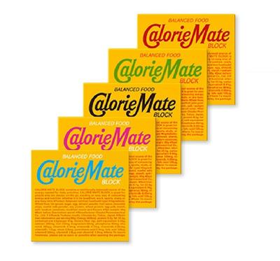Otsuka Pharmaceutical Calorie Mate 4 5 1 Piece Each Fruit Comparison of Nutritional Emergency Food Blocks, Pieces, Types, Set, Vanilla, Chocolate,