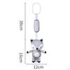 Crib Animal Stuffed Hanging Rattle Toys with Wind Chimes Soft Plush Stroller Toy