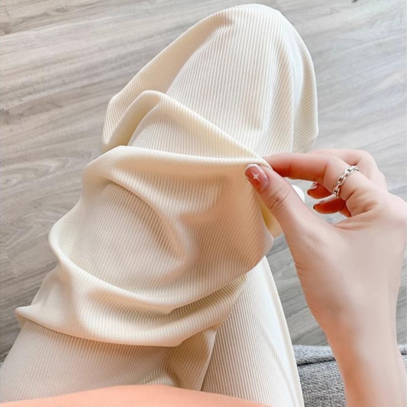 Umstandshose ohne Bauchweg-Effekt, lässige gerade Hose mit weitem Bein, neues Sommer-Outfit für Damen, Frühlings- und Sommer-Outfit