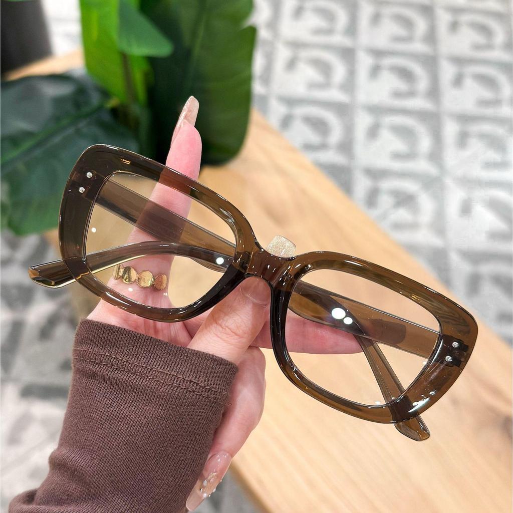 Bai Lu Large Black Frame Anti-Blue Light Reading Glasses for Seniors