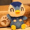 Pokemon Gengar Mikro stavebnice Piplup Mega Charizard DIY Skládačka na sestavení Mini kostky Hračky pro děti Vánoční dárek