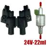 12V/24V Car Air Diesel Parking Heater Oil Fuel Pump Pulse Meter Pump + Cover For Webasto Eberspacher 2KW 5KW 8KW 22/28/35/65ML