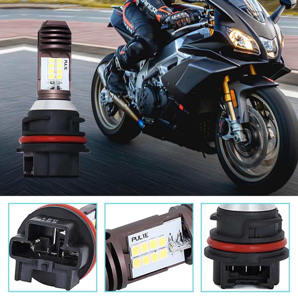 Ziyue Headlight Bulb for Motorcycles, LED 2 Pack HS5 PH11 35W High Brightness Increased Visibility LED Motorcycle Headlight