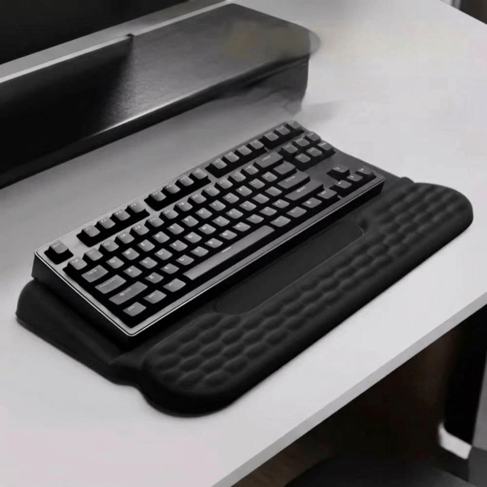 Soft Keyboard Stand Integrated Ergonomic Keyboard Riser Computer Wrist Support Pad Office Use