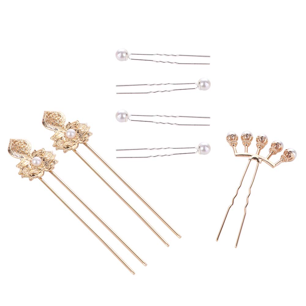 Luxury Chinese Style Hairpin Set Handmade Women Hair Jewelry Vintage Hanfu Hair Stick Set  Headwear
