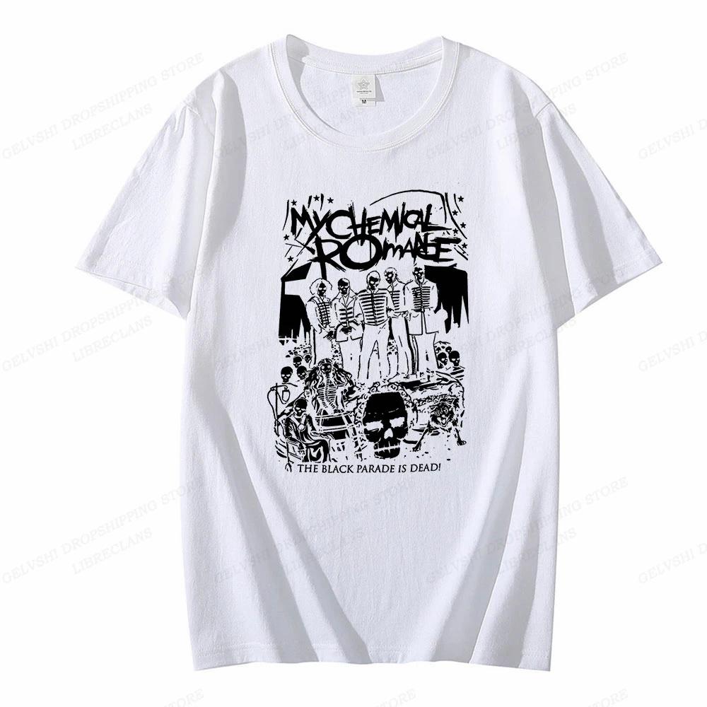 My Chemical Romance T Shirt Women Fashion T-shirts Cool Men Tshirt Casiual Summer Vintage Anime Unisex Top Tee