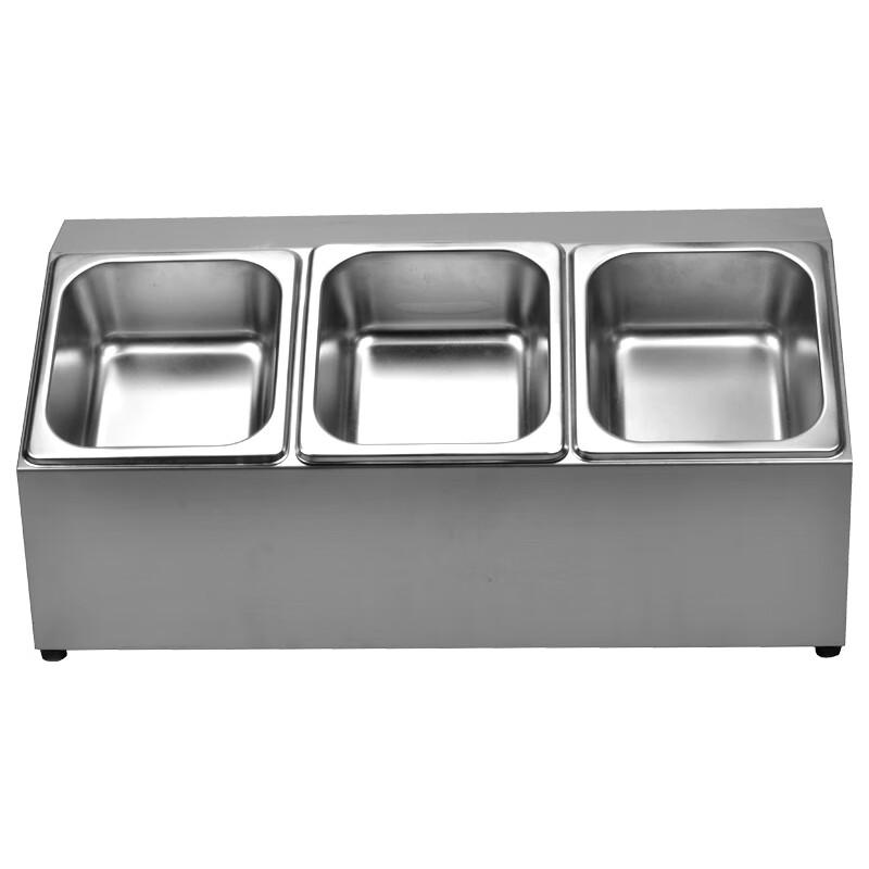 Edelstahl 3-Fach Gewürzorganisator