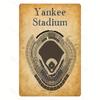Vintage Yankee Stadium Metal Sign 8x12 Inch Retro Iron Wall Art Home Pub Man Cave Decor