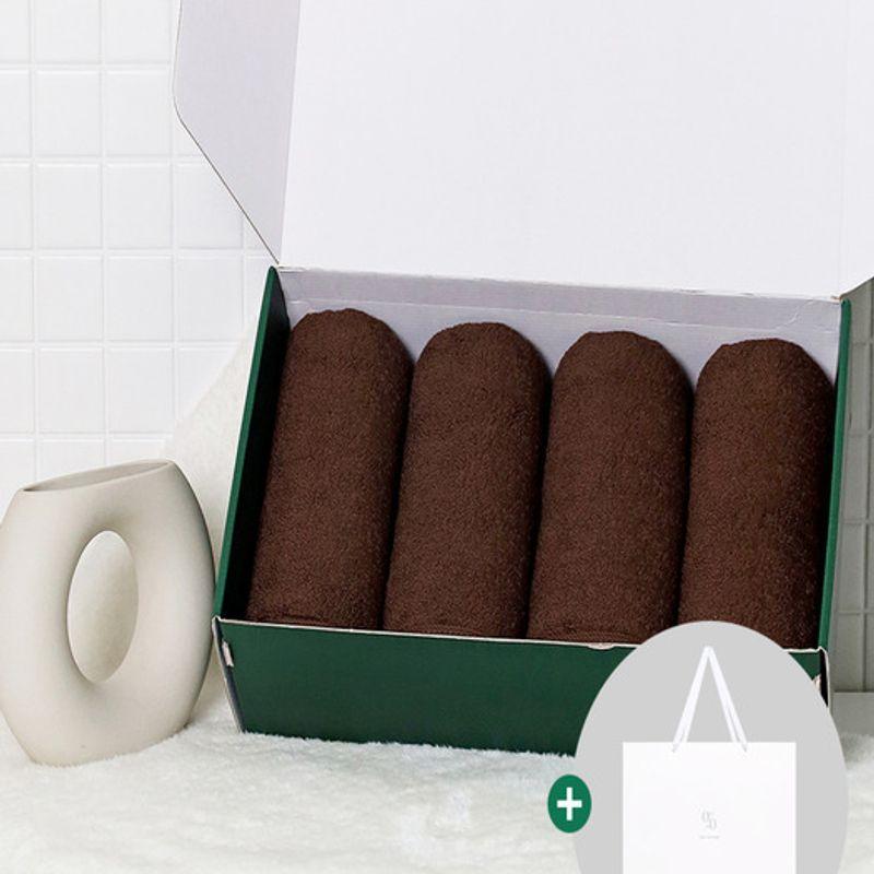 Songwol Handtuch 1 Prozent Cord 190g 30er Kämmergarn Handtuch 4er Pack