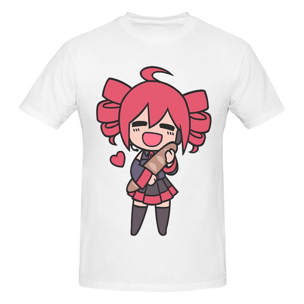 Unisex Kasane Teto Geschenke T-Shirt Vintage Baumwolle Rundhals T-Shirt Mann