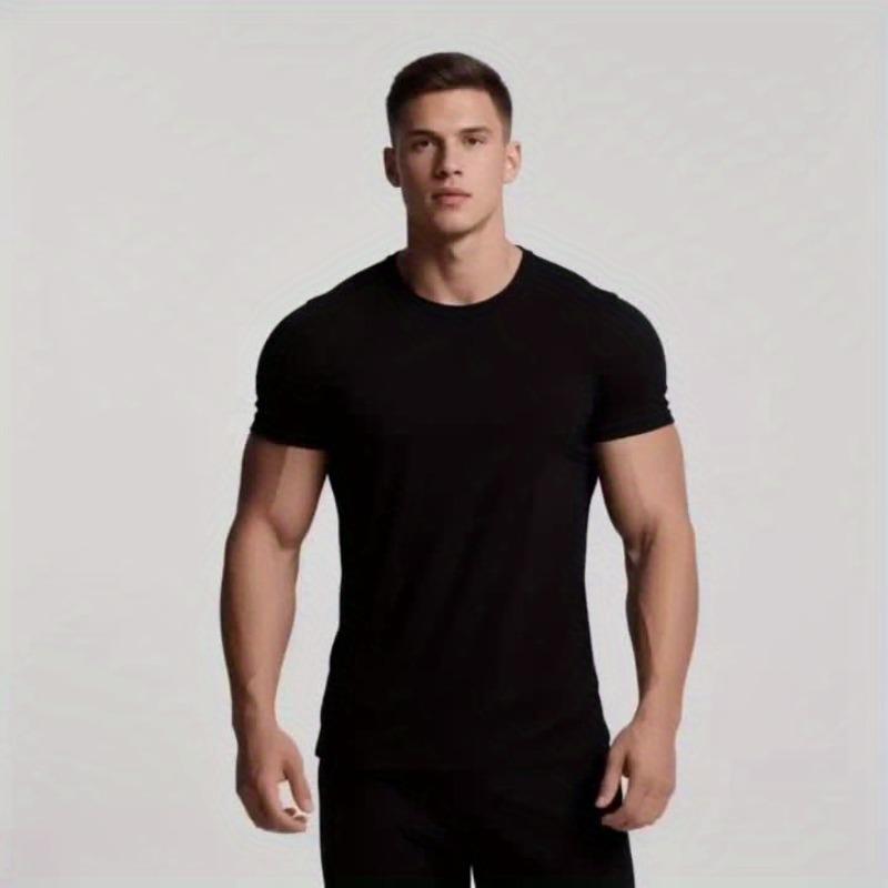 European Size Men's Knights Templar Medieval Knight T-Shirt Short Sleeve Crew Neck with Latin Battle Cry Slogan, Crusader Cross & Templar Logo Design