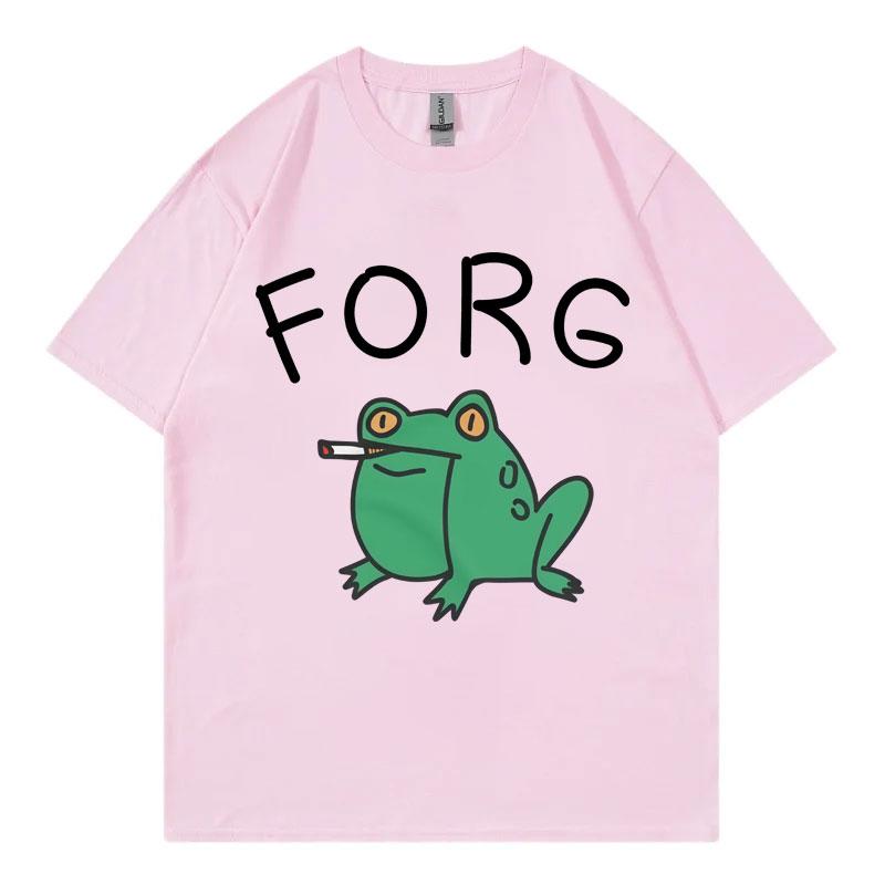 Funny Frog Meme Graphic T Shirts Men Women Clothing High Quality Fashion Short Sleeve Tshirt Summer Casual Loose Cotton T Shirt