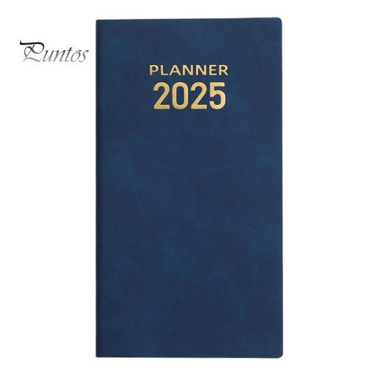 

Планувальник на 2025 рік з січня по грудень Harcover Calendar Planner Book 120 сторінок Органайзер Блокнот для офісу Домашнє шкільне приладдя темно-синього кольору
