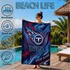 Custom Name Beach Towel Tennessee Logo Art Soft and Quick-drying Beach Towel, Suitable for Travel, Swimming Pool, Gym, Yoga, Gifts