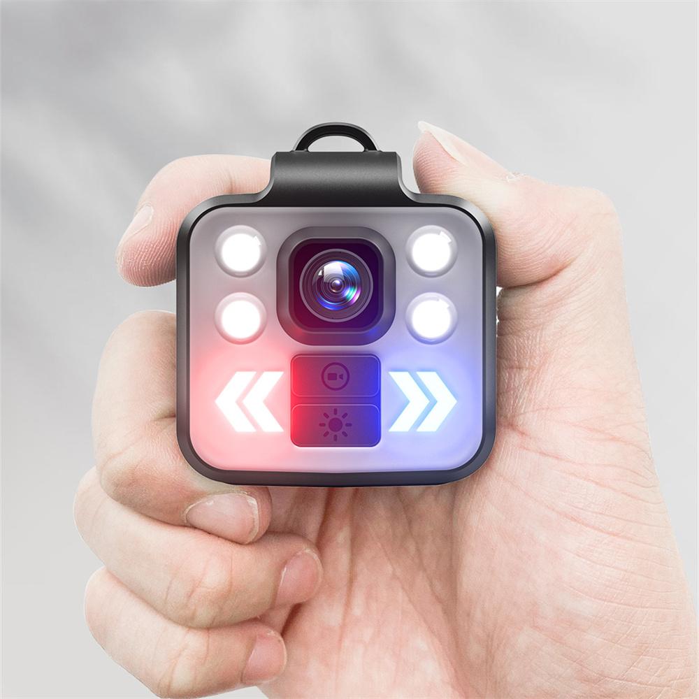 1080P with Audio and Video Recording, Mini Outdoor Sports Wireless Wearable Video Recorder, 3 LED Modes Flashlight HeadLamp Record Waterproof Cam