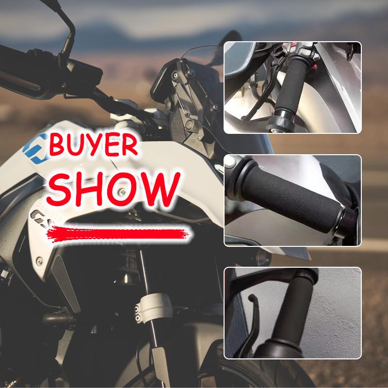 Universal 22mm Motorcycle Handlebar Foam Hand Grips Sponge Gloves Lever Cover Anti-slip Motocross Dirt Pit Bike Electric Scooter
