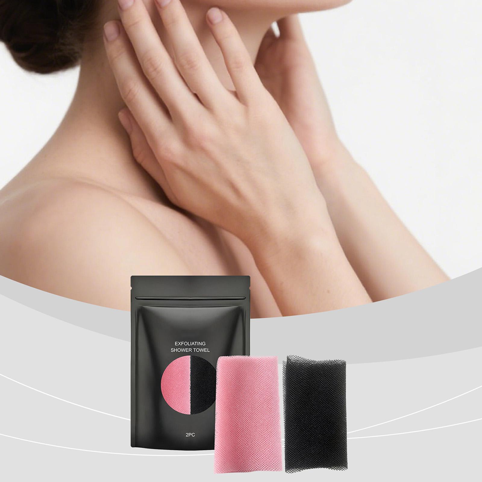 

Exfoliating Bath Towel, Gentle Cleansing Washcloth, Smooth And Soft Skin The Body one size білий