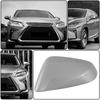 Silver Left Driver Side Rearview Mirror Cap Cover For Lexus NX RX 2015-2021 2020