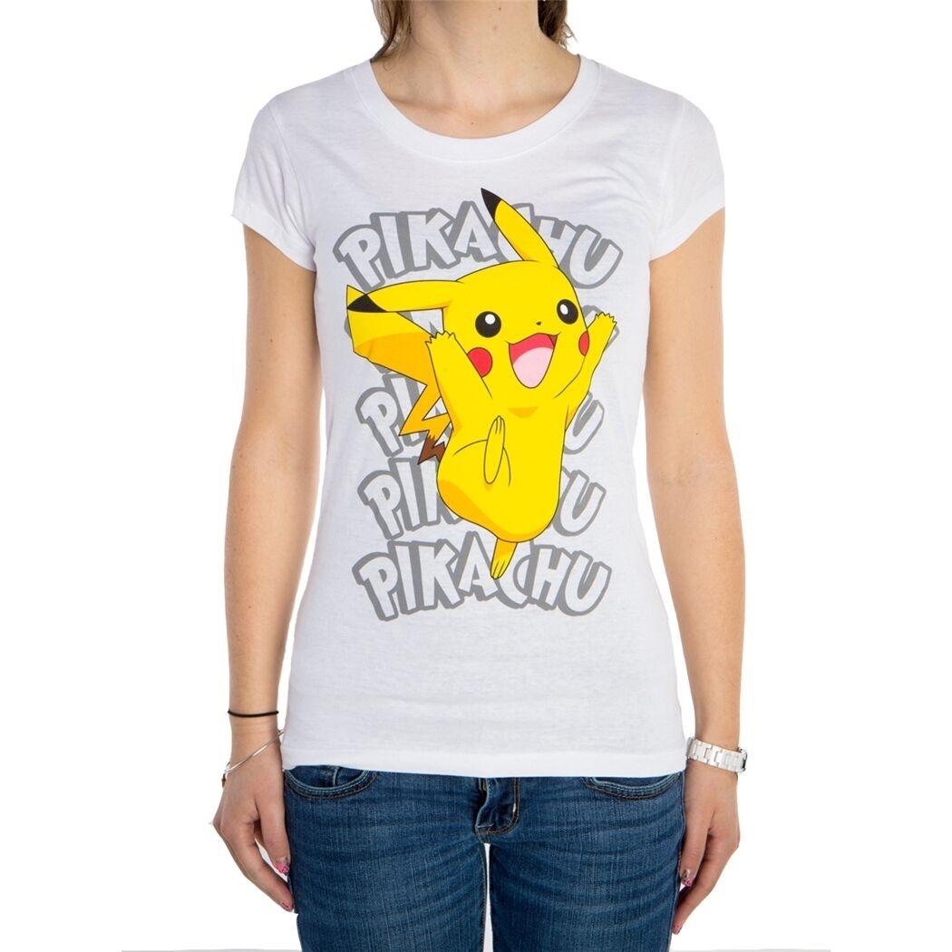 

Детская футболка с повторением имени Pokemon Pikachu