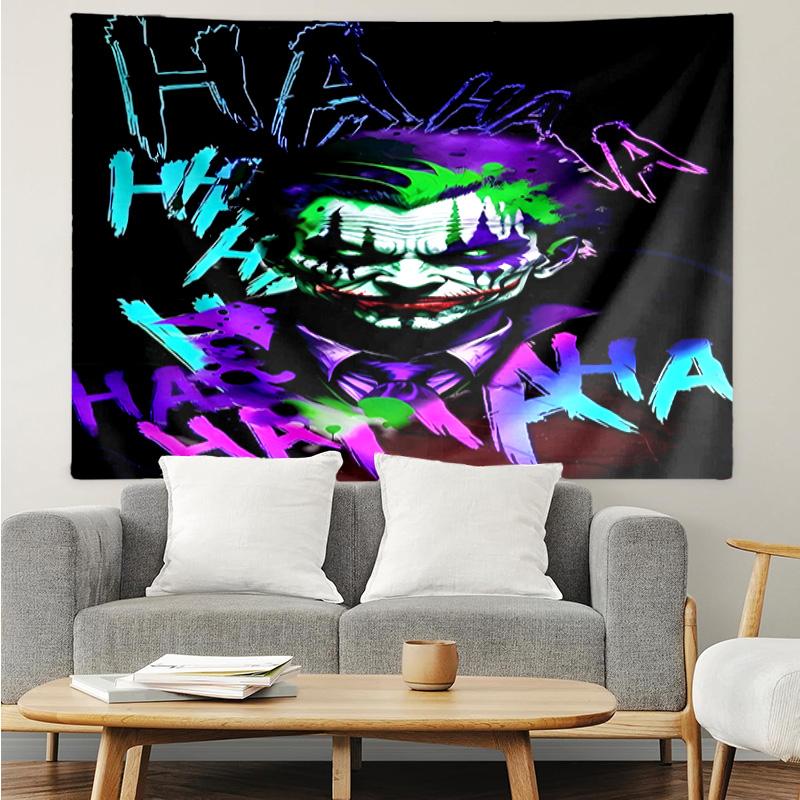 Jo-ker's Dark Saga Quick-Dry Tapestry Hanging for Bedroom,Livingroom, Playroom,Decor Art Room Wall Tapestry Holiday and Birthday Gifts