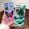 Jelly Casing For Vivo V30 Pro V2319 VivoV30 V2318 Clear Silicone Soft TPU Back Cover Cute Cat Rabbit Heart Protective Case