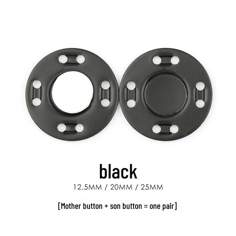 Colored Magnetic Snap Button: Hidden Metal Stud & Eye Closure for Coats and Bags