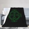 Irish St Patrick'S Patterned Blanket Shamrock Digital Printed Flannel Blanket Air Conditioning Blanket